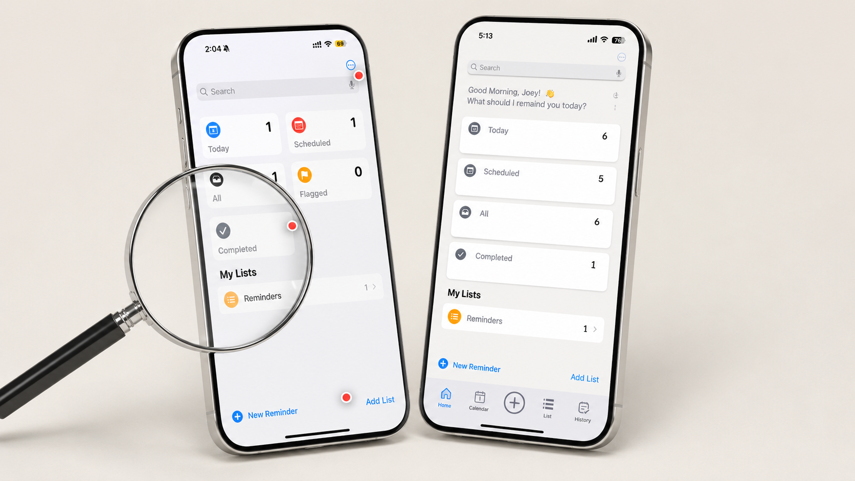 Apple Reminders Redesign
